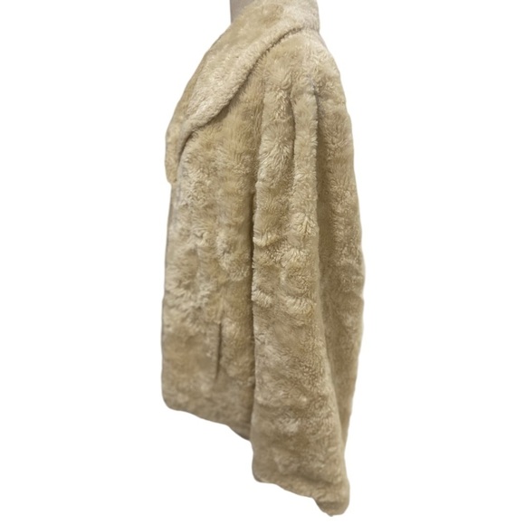 FAUX FUR SATIN LINED DRESSY OVERCOAT FOR ANY FORMAL OCCASION by VENEZIA - Picture 7 of 14
